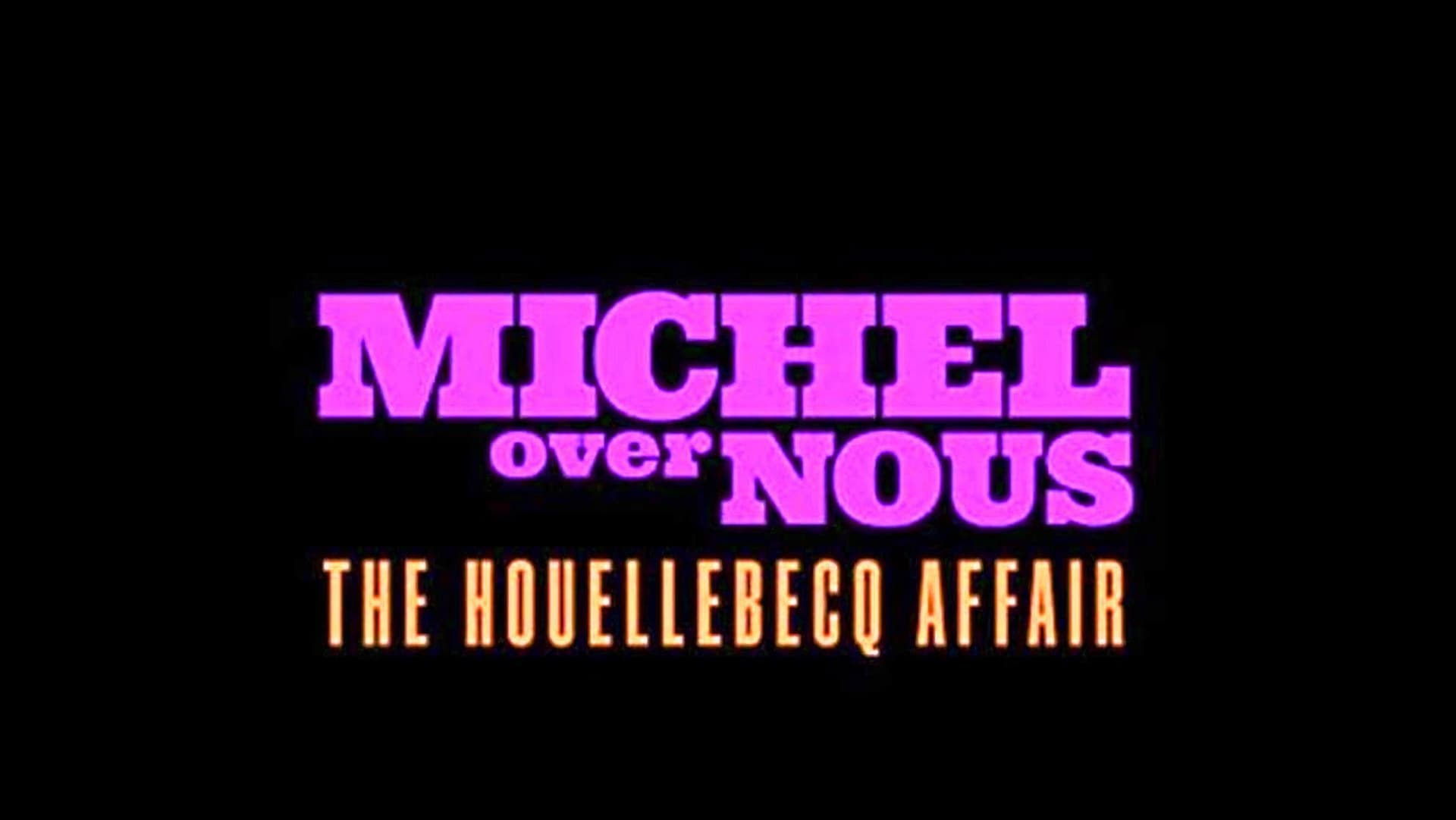 Michel Over Nous. The Houellebecq Affair