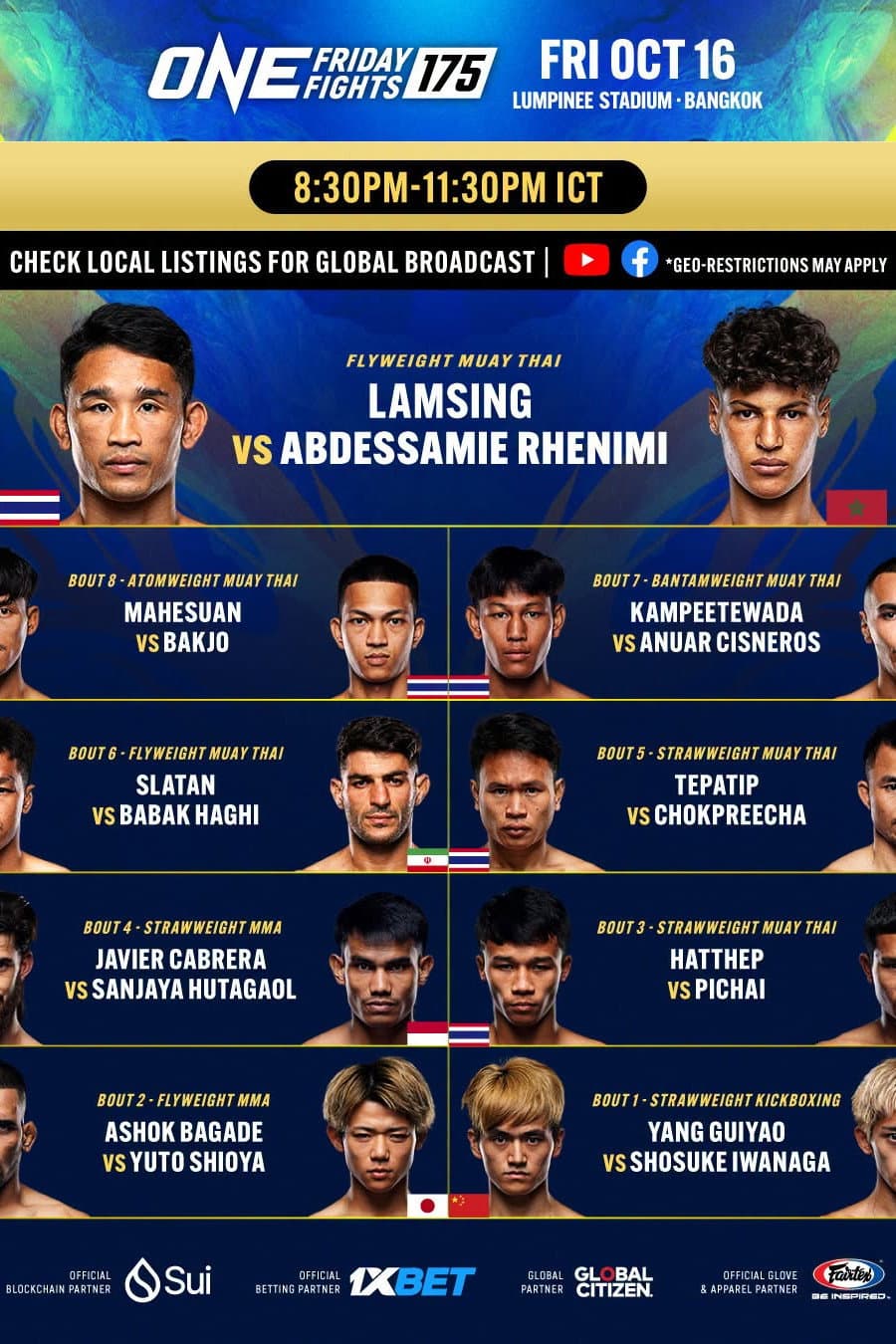 ONE Friday Fights 175: Lamsing vs. Rhenimi