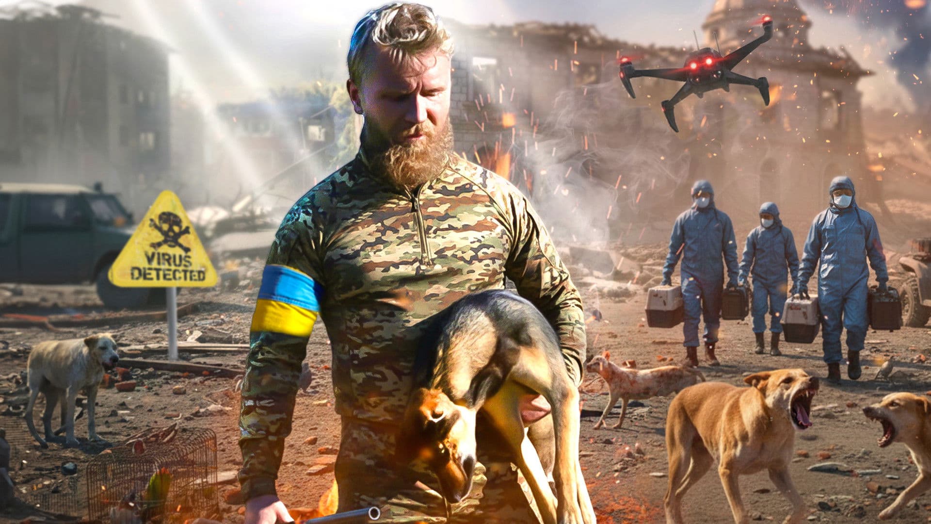 Rage en Ukraine : des vétériaires en première ligne