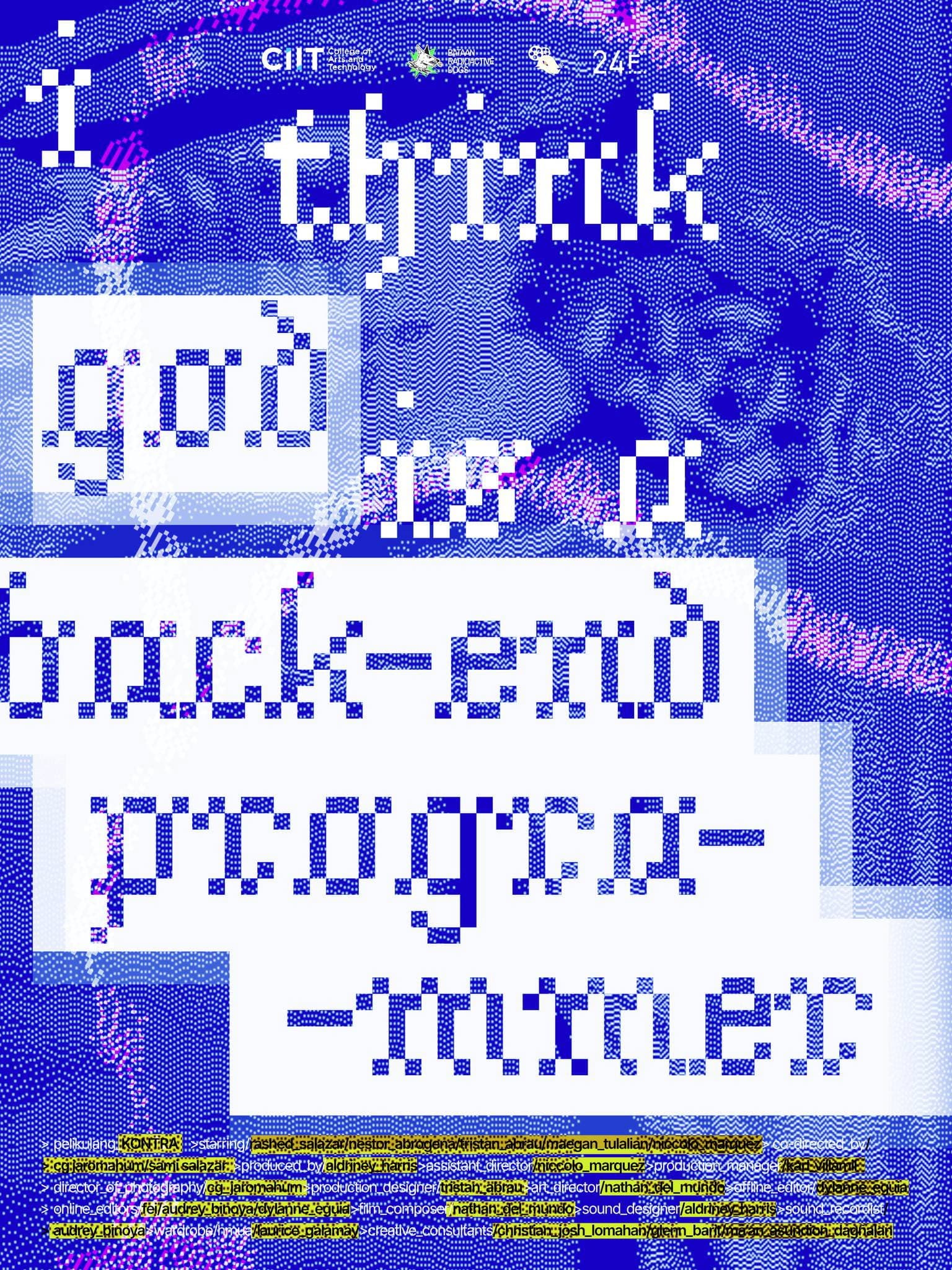 i think god is a back-end programmer