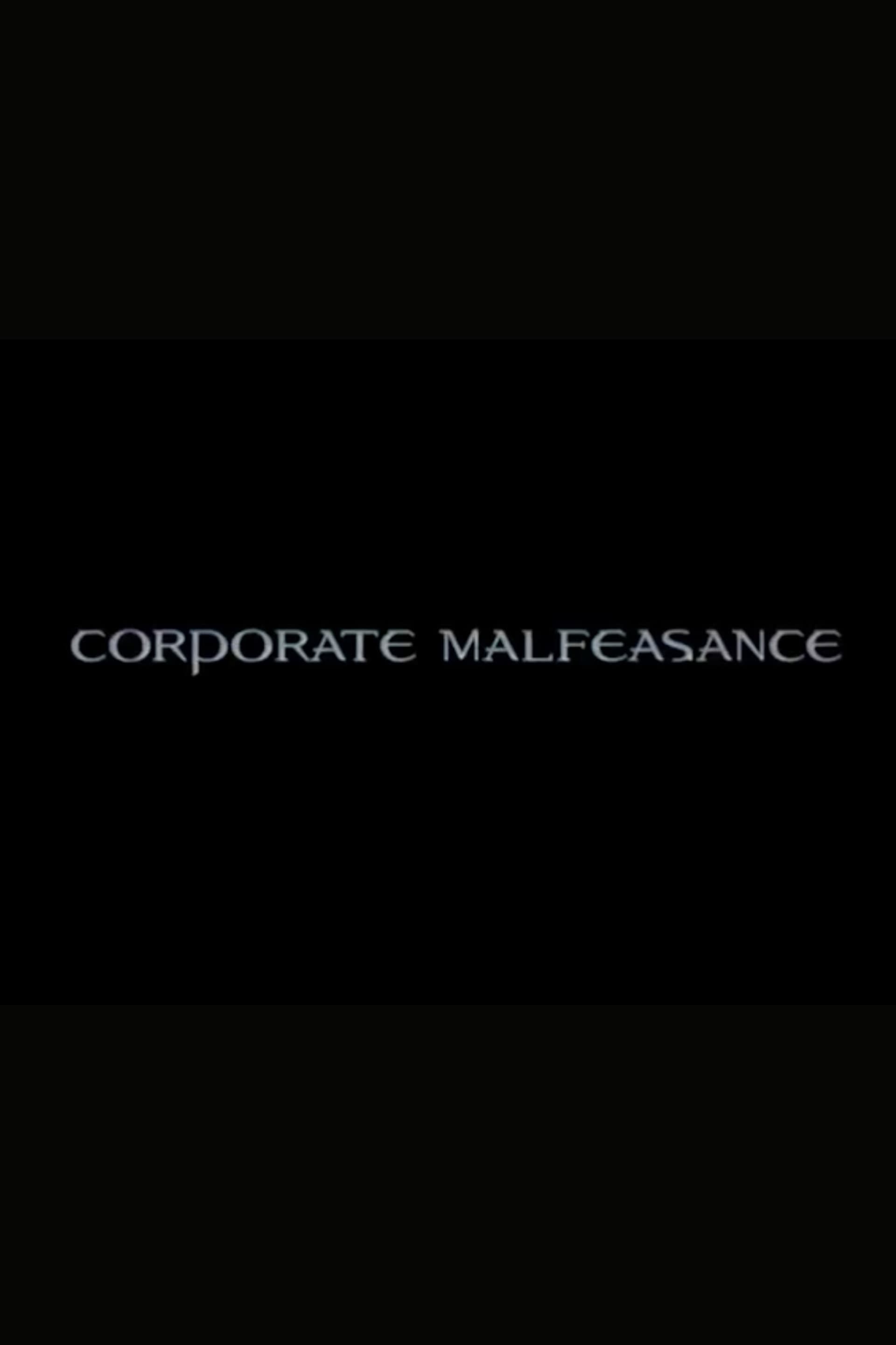Corporate Malfeasance
