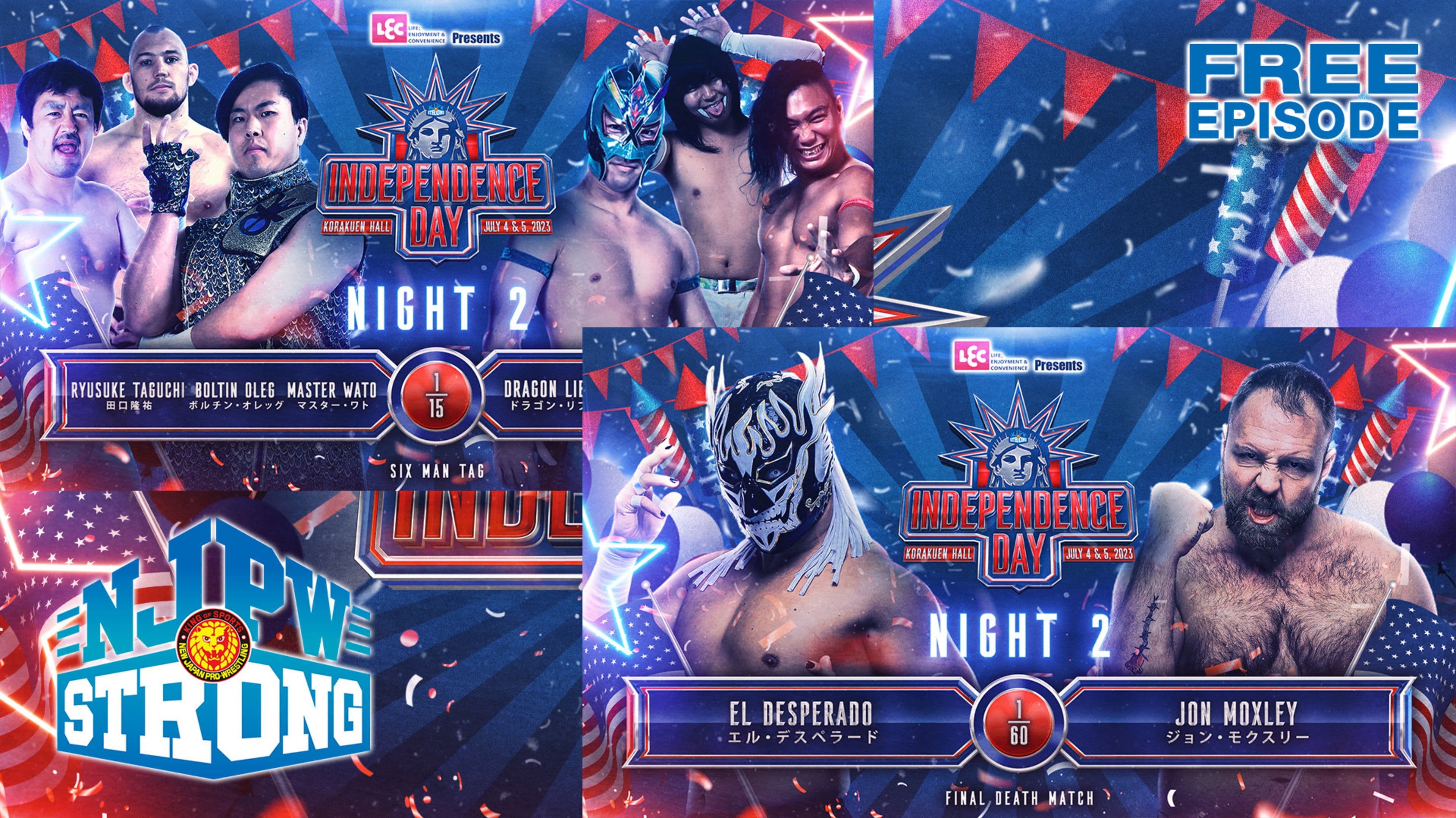 NJPW STRONG Independence Day 2023 - Day 2