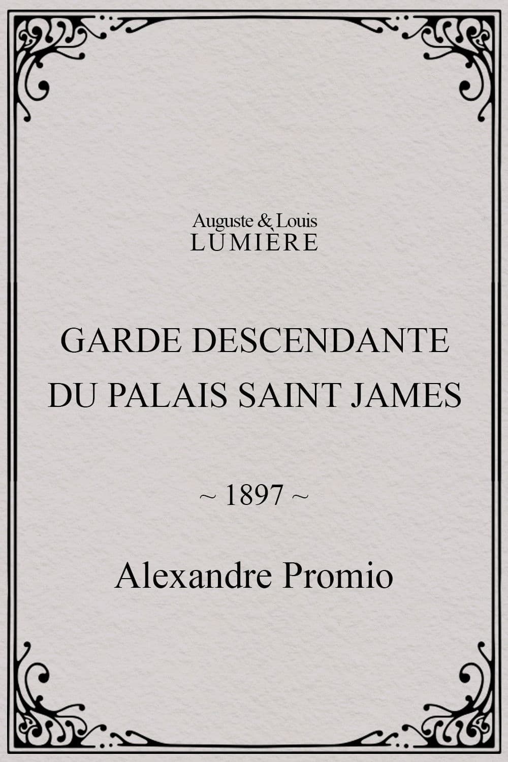 Garde descendante du Palais Saint James