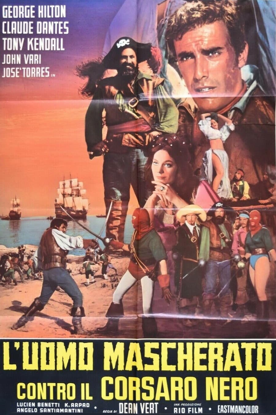 L'uomo mascherato contro il corsaro nero