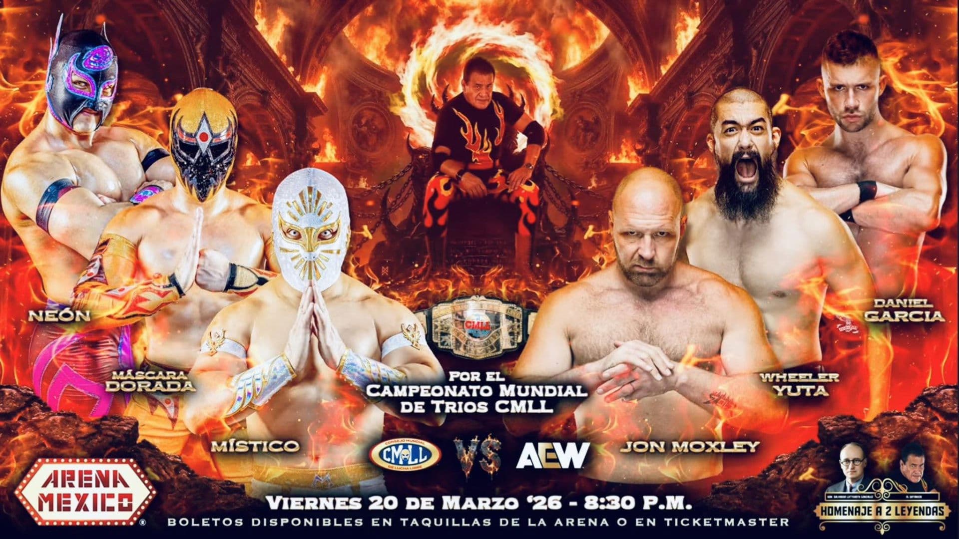 CMLL Homenaje a 2 Leyendas 2026