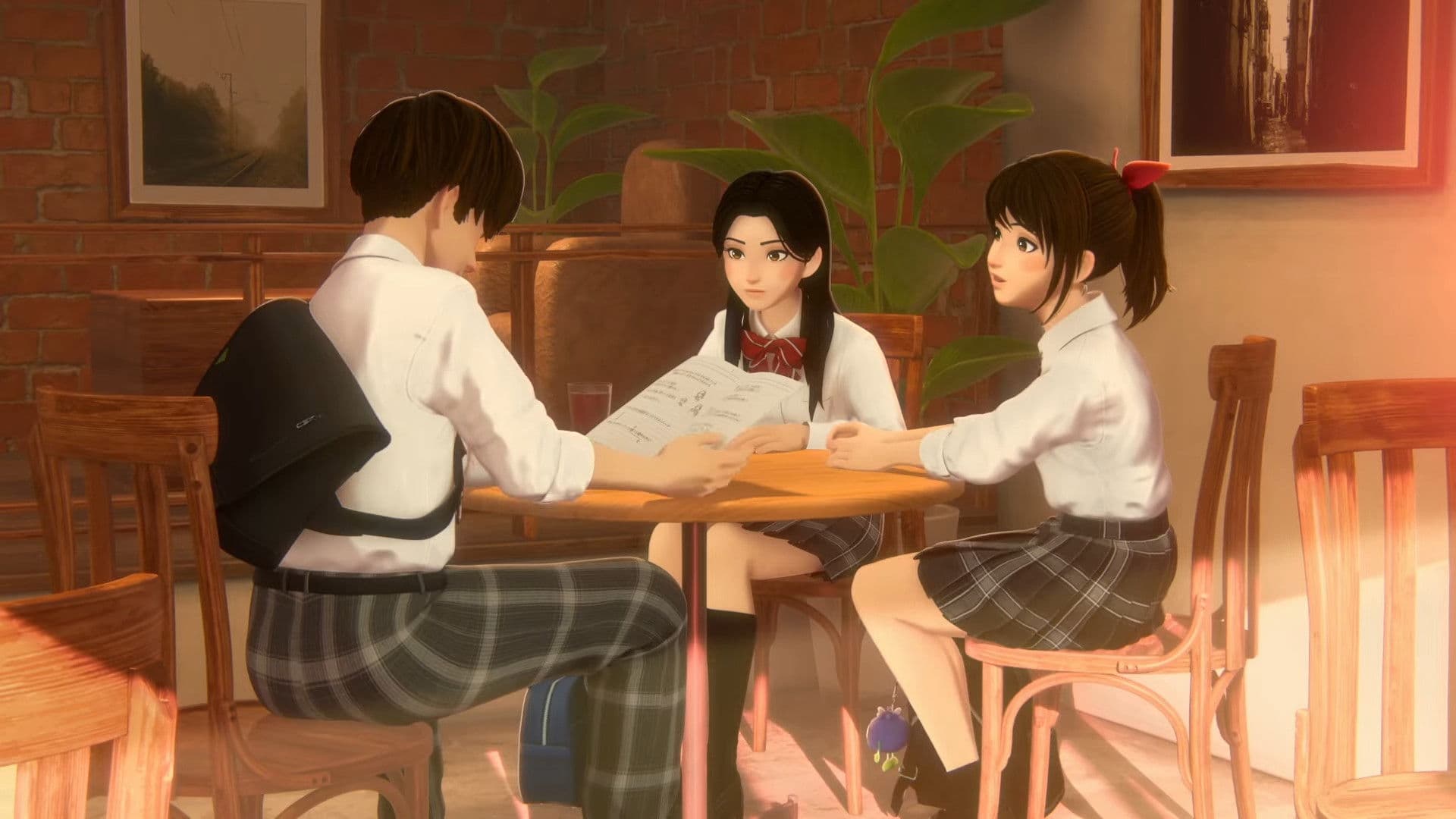 high school girl & the magic notebook