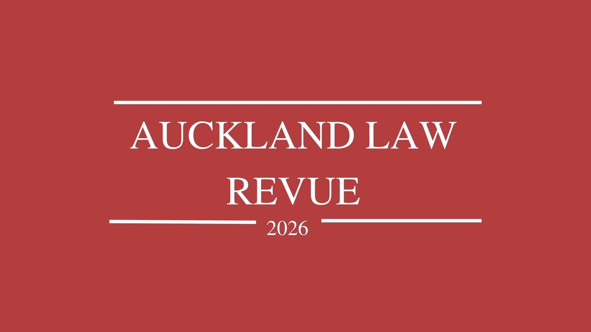 Auckland Law Revue Presents: Pretty Little Lawyers