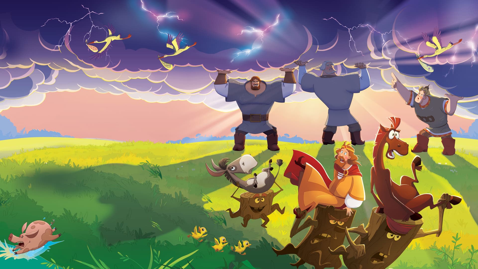 Три богатыря и свет клином