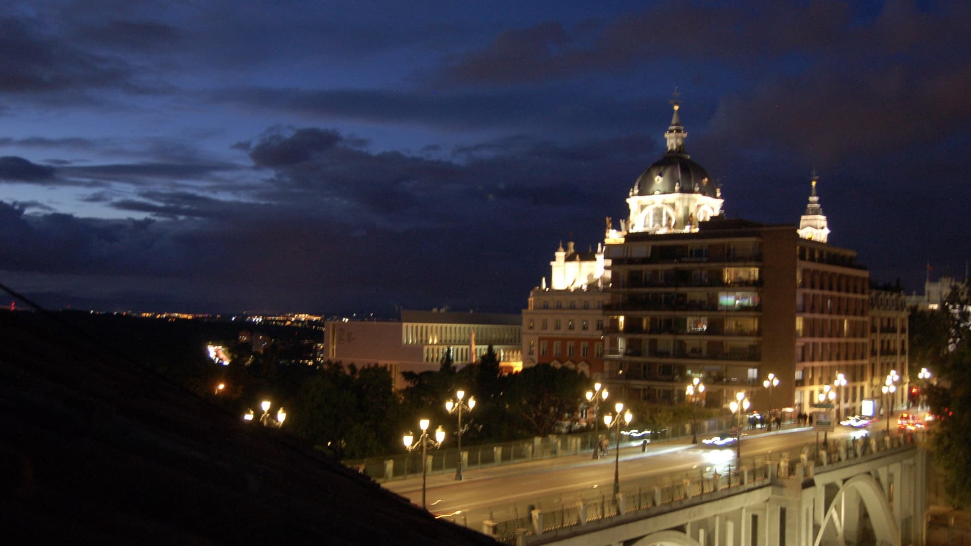 Madrid at dusk