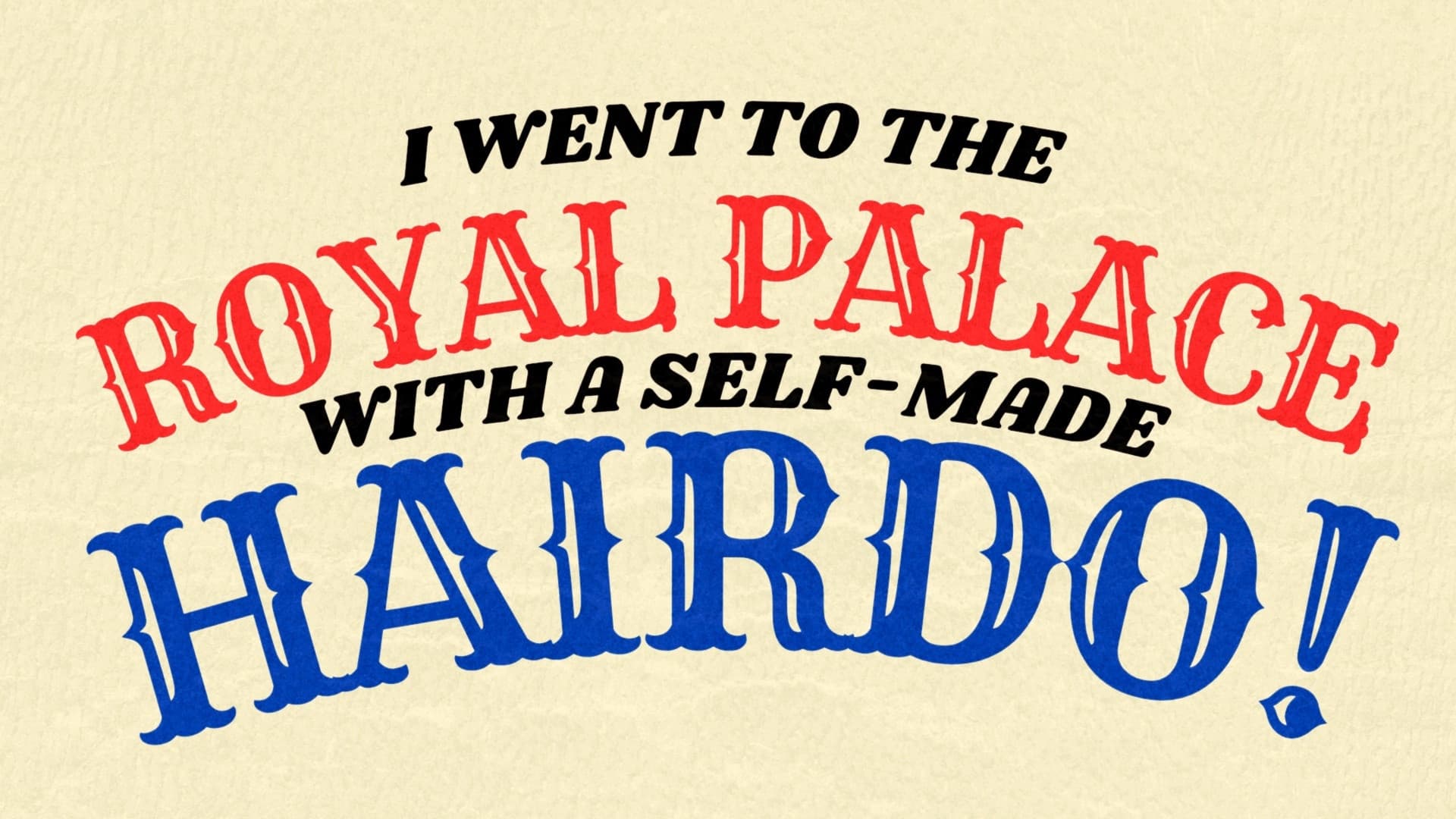 I Went to The Royal Palace With a Self-Made Hairdo!