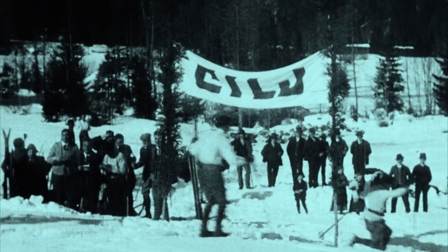 Skiing Competition for the Skiing Championship of Yugoslavia in Planica Near Rateče