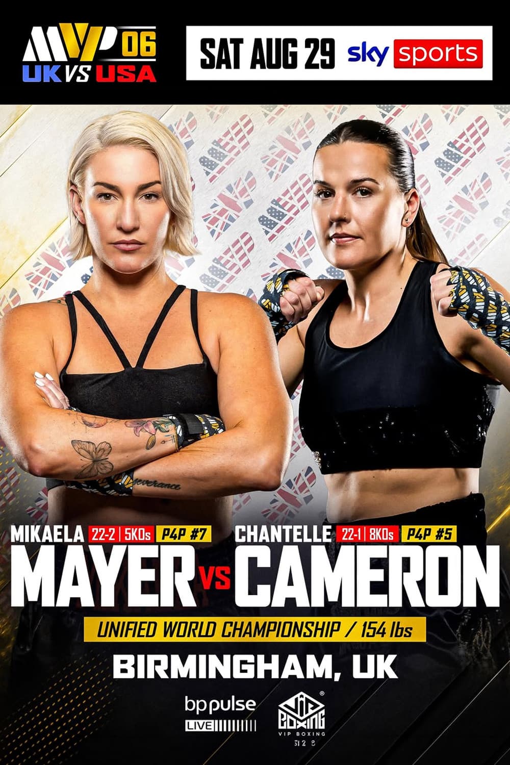 Mikaela Mayer vs. Chantelle Cameron