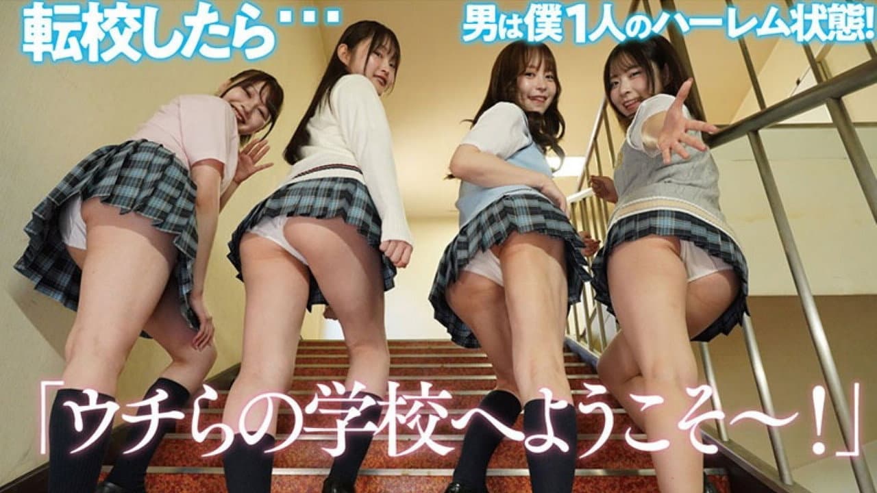 PFES-101 Panty-Flashing Harem Academy: I'm the Only Guy!? Seductive Panty-Flashing Sex with All the Girls in My Class!