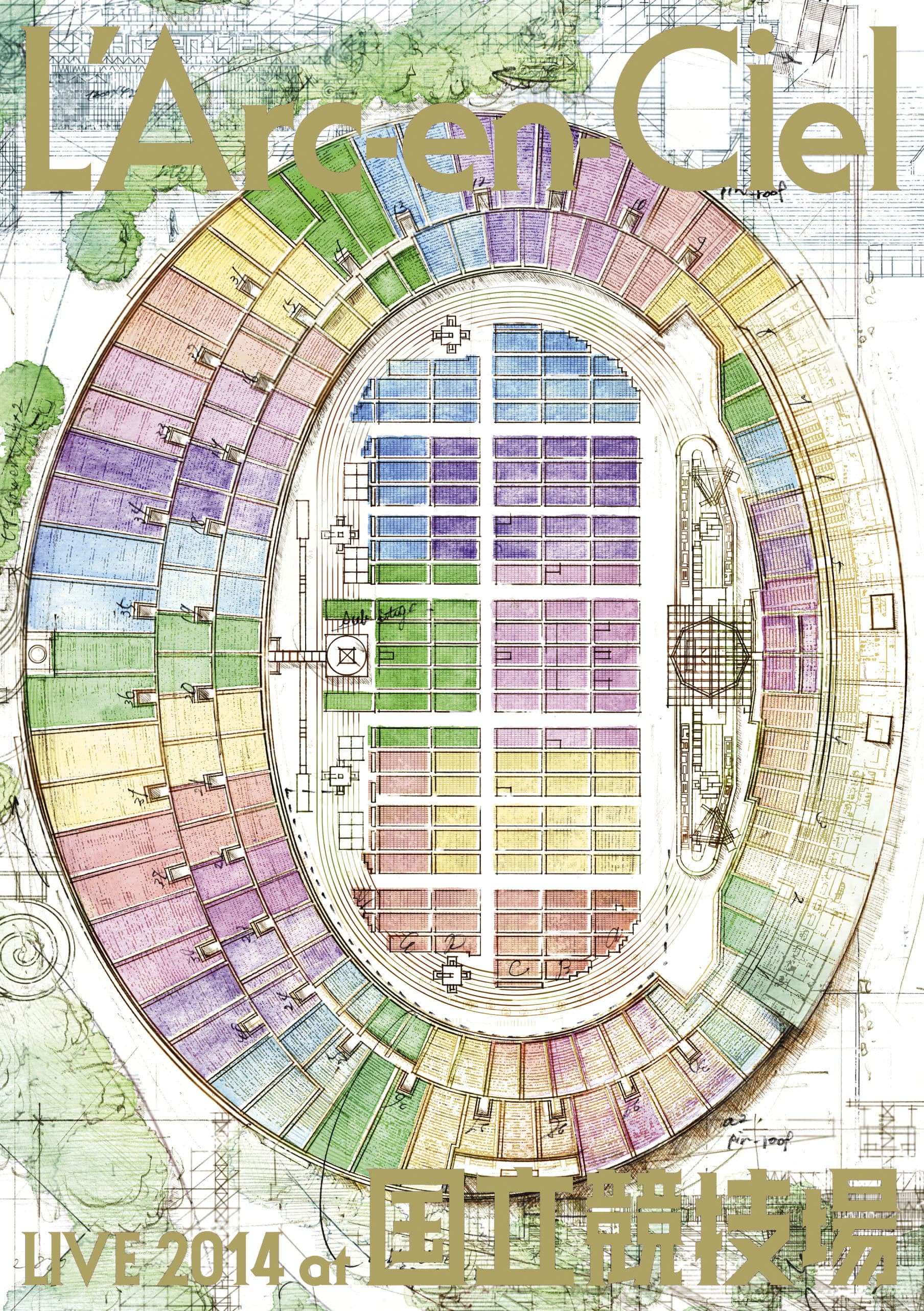 L'Arc-en-Ciel LIVE 2014 at National Stadium