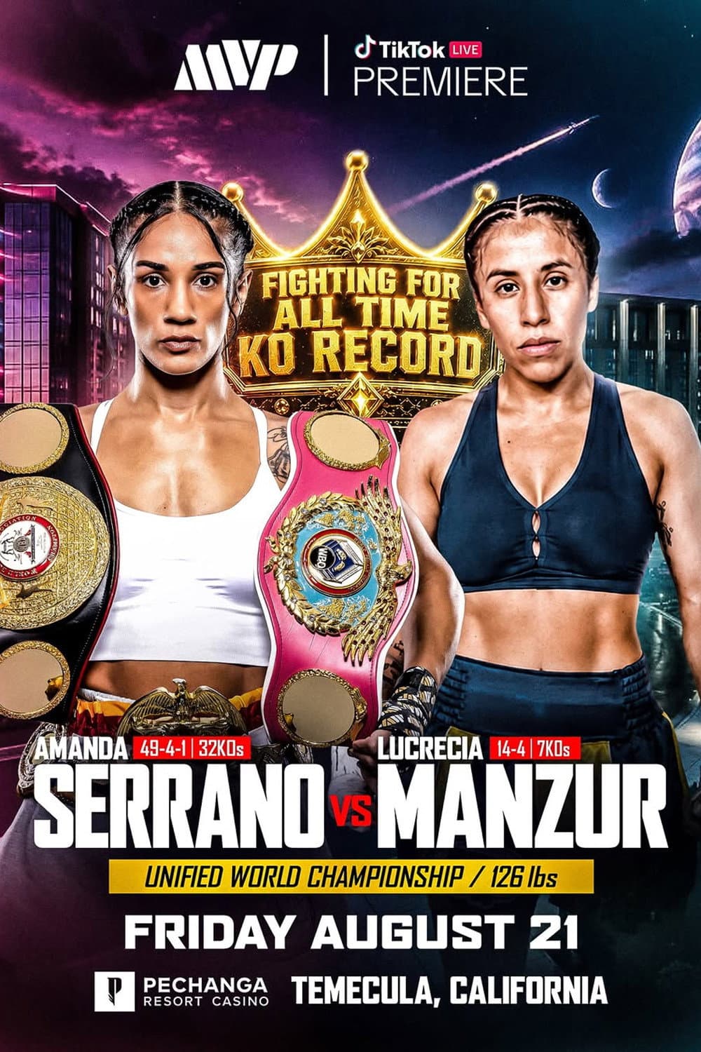 Amanda Serrano vs. Lucrecia Anabella Manzur