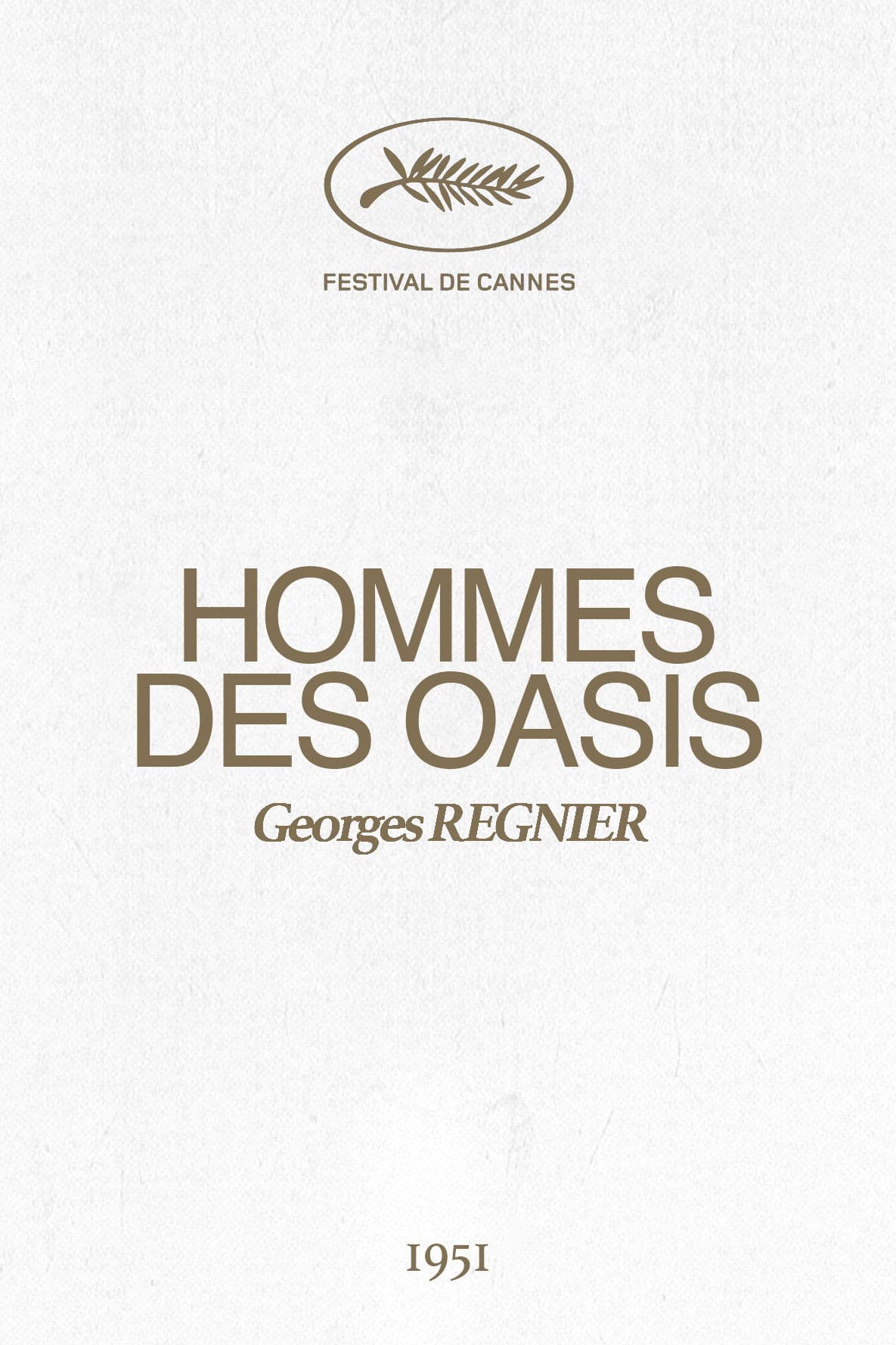 Hommes Des Oasis