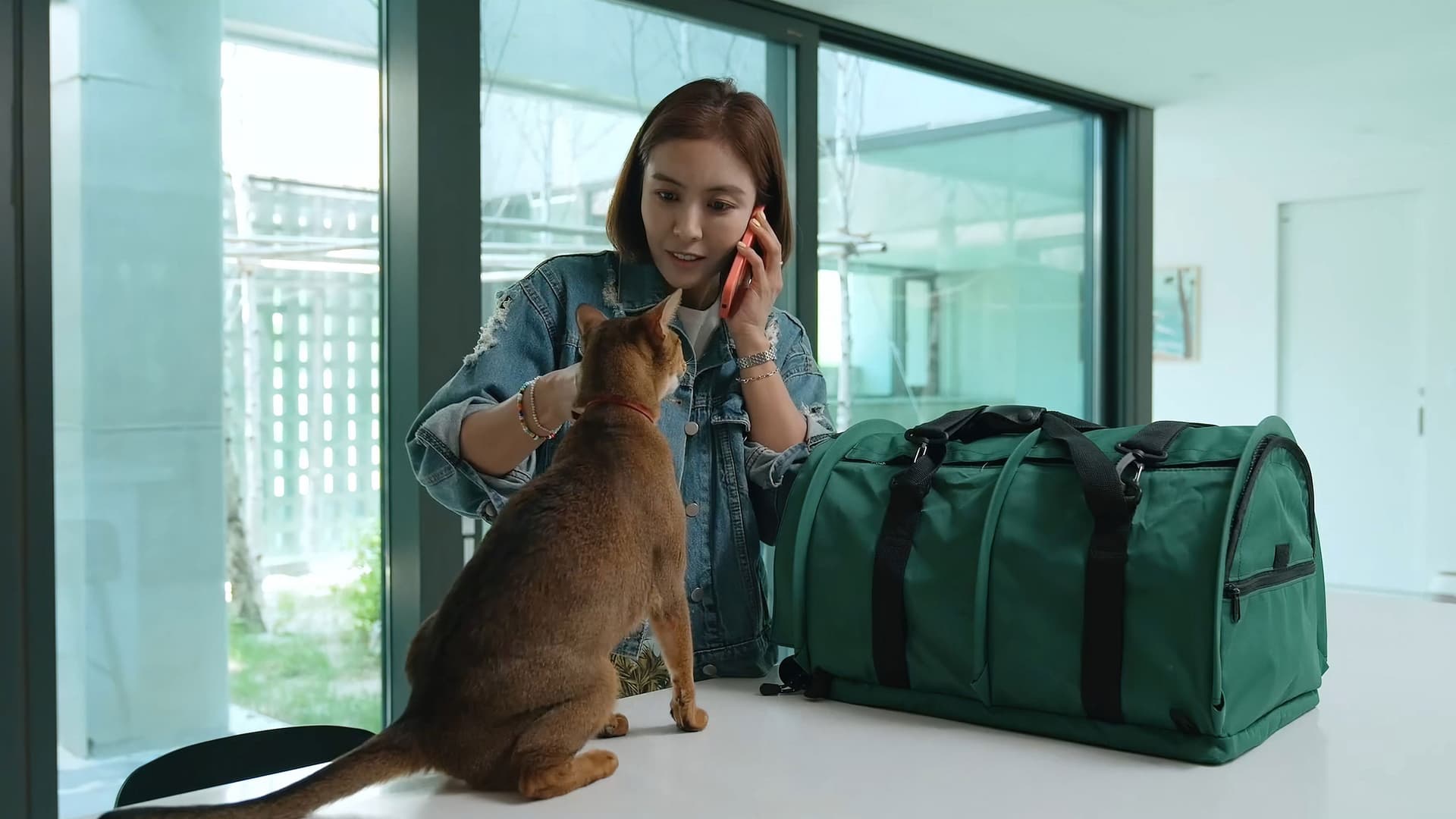 Mother and Child Stroll