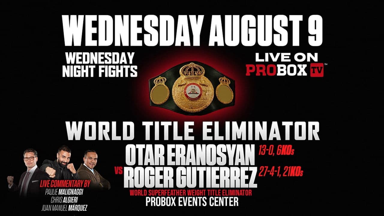 Otar Eranosyan vs. Roger Gutierrez