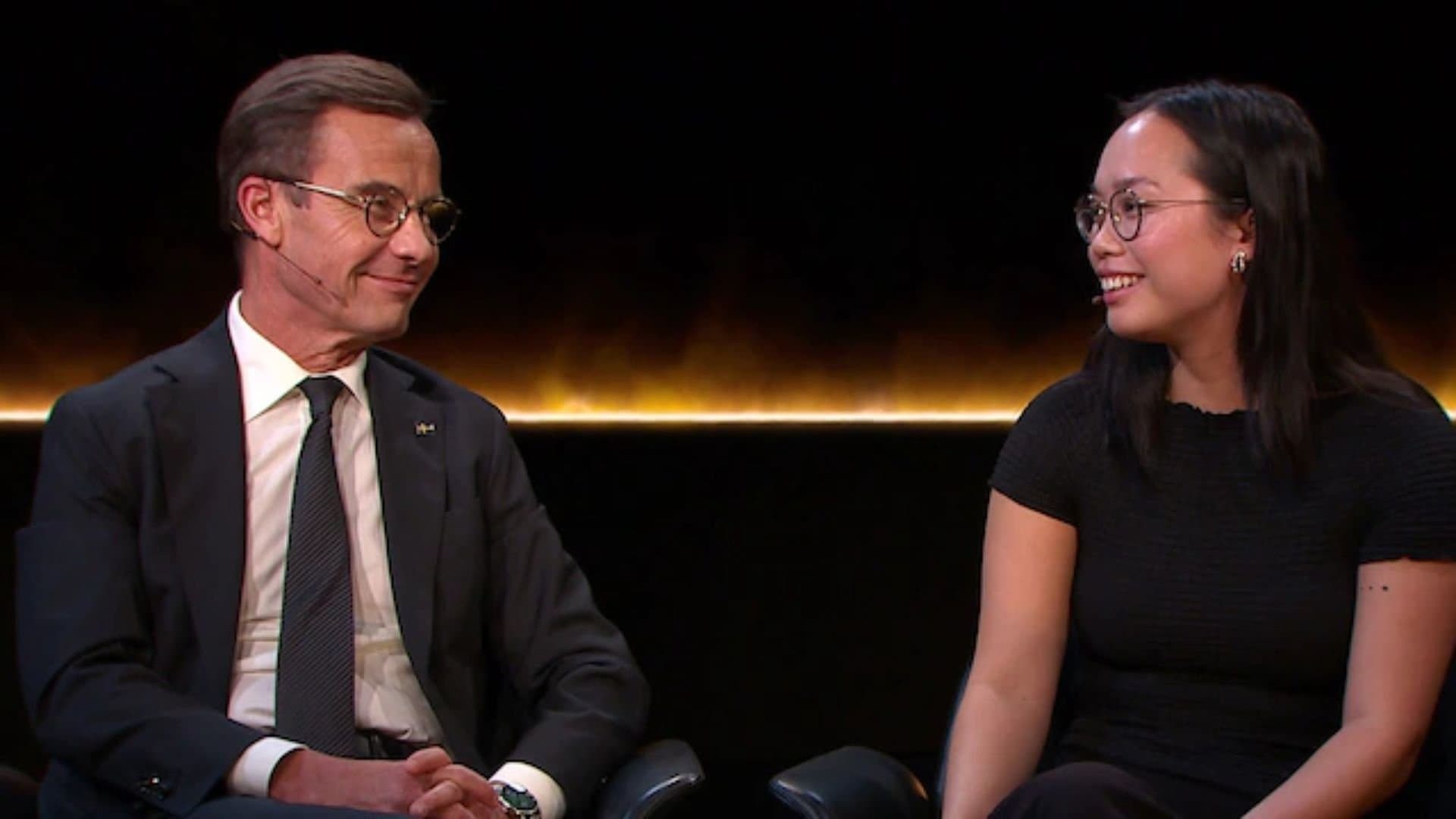 Malou möter Ulf Kristersson