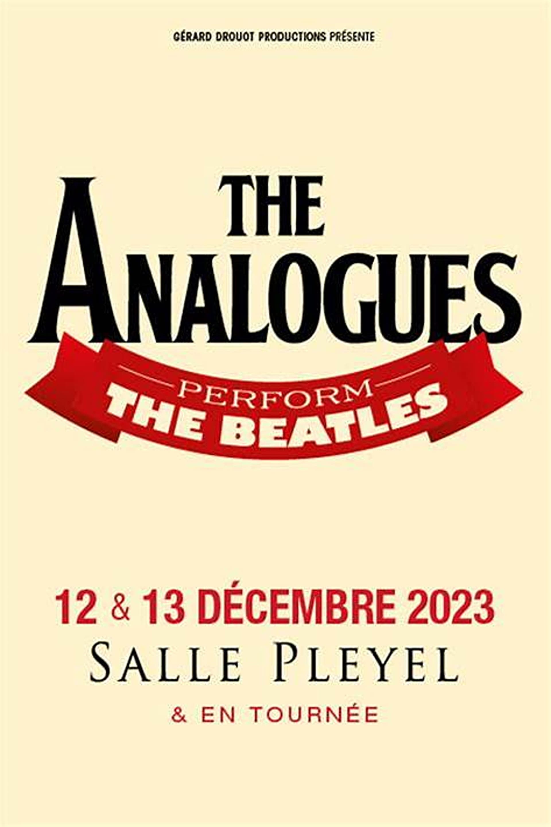 Hommage to the Beatles The Analogues at Paris' Salle Pleyel