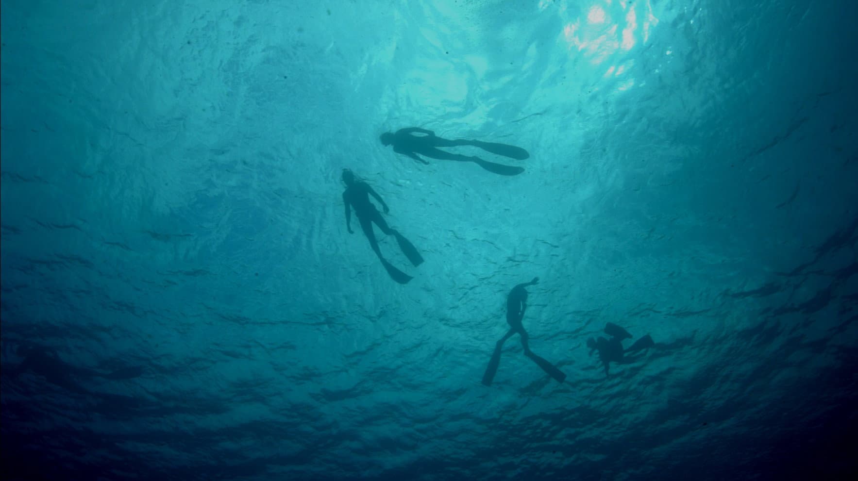 The sight of the blue