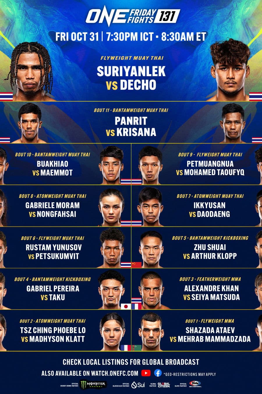 ONE Friday Fights 131: Suriyanlek vs. Decho 2