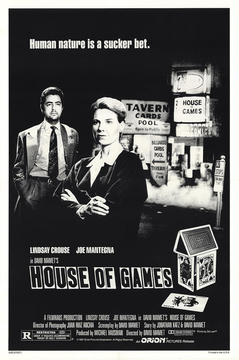 David Mamet on 'House of Games'