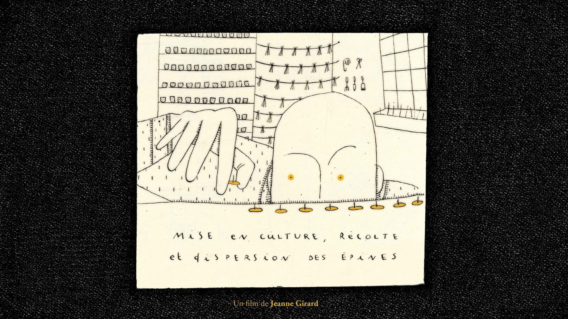 Mise en culture, récolte et dispersion des épines