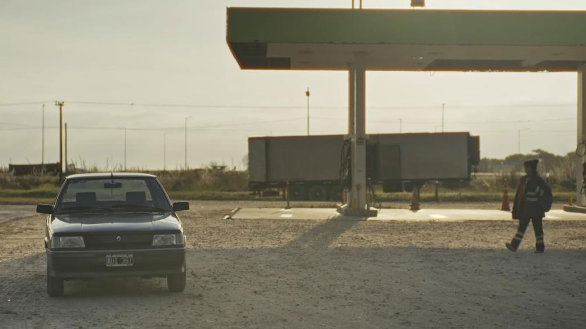 Una chica en la estación