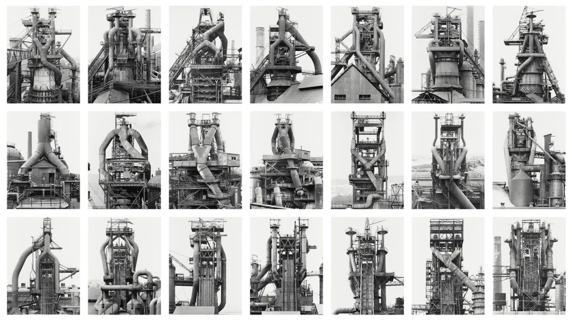 Bernd and Hilla Becher: Typologies of Industrial Architecture