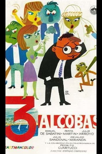 Tres alcobas poster