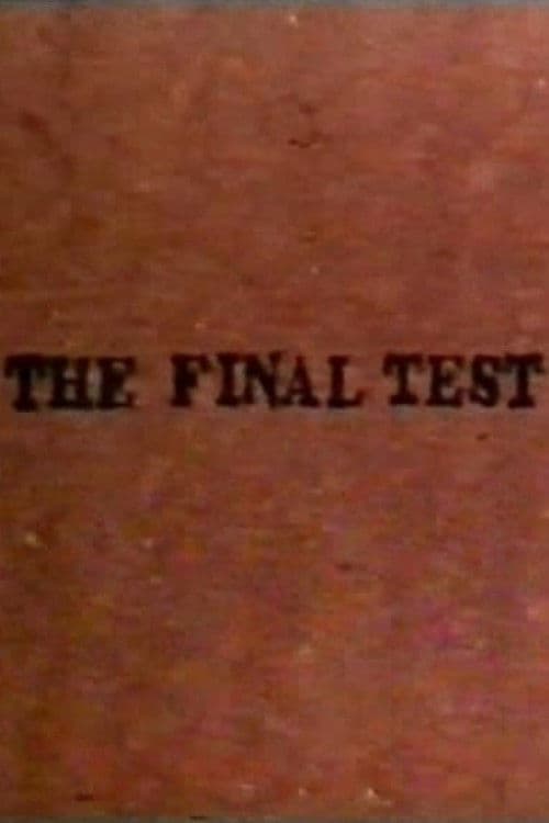 The Final Test poster