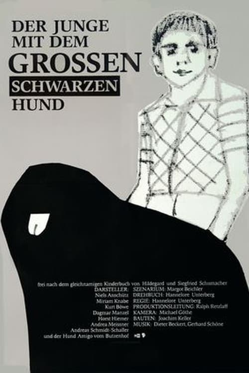 The Boy with the Big Black Dog poster