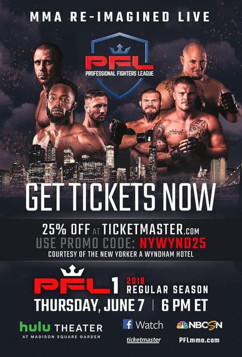 PFL 2018 #1: Regular Season - Harrison vs. Tursyn poster