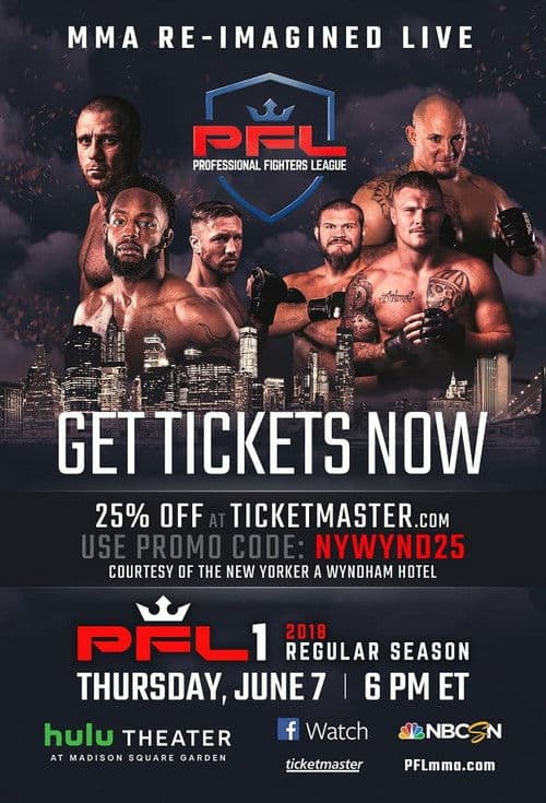PFL 2018 #1: Regular Season - Harrison vs. Tursyn poster