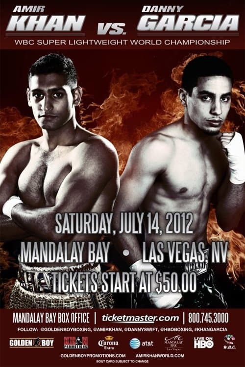 Amir Khan vs. Danny Garcia poster