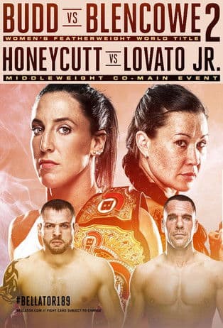 Bellator 189: Budd vs. Blencowe 2 poster
