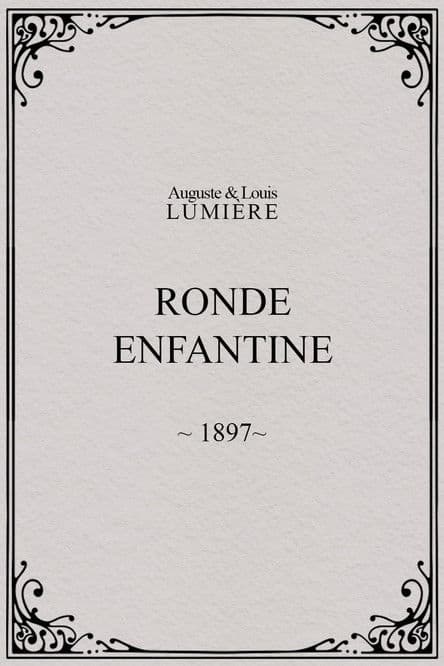 Ronde enfantine poster