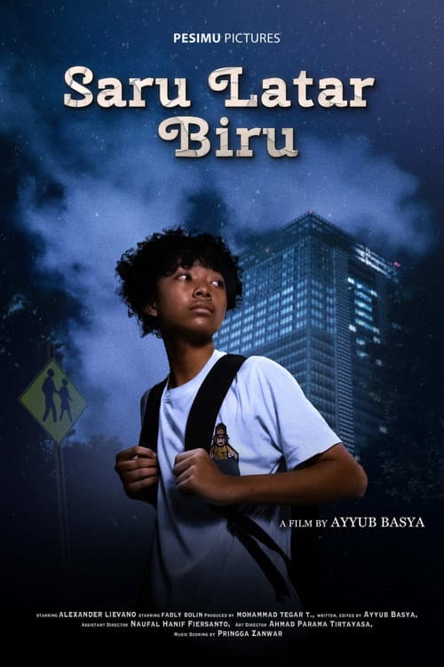 Saru Latar Biru poster