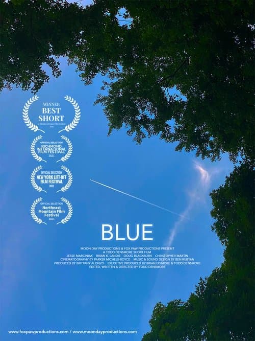 Blue poster
