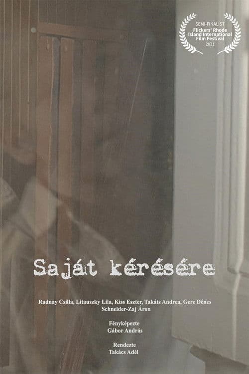 At His Own Request poster