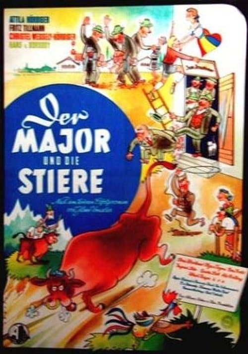 Der Major und die Stiere poster