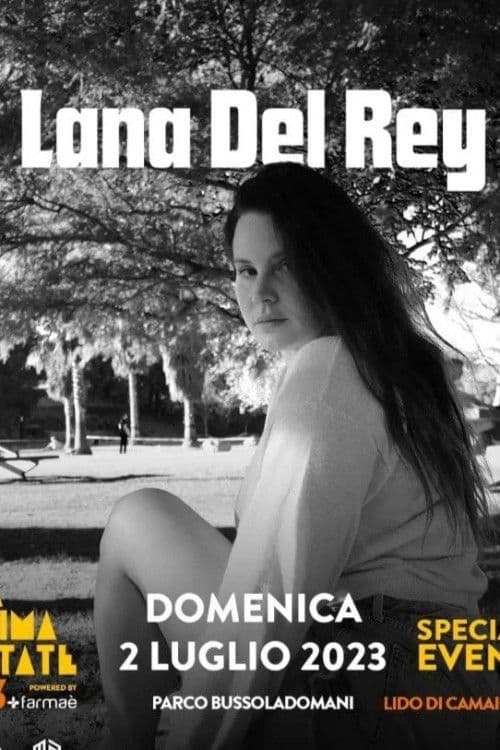 Lana Del Rey - Lucca 2023 poster