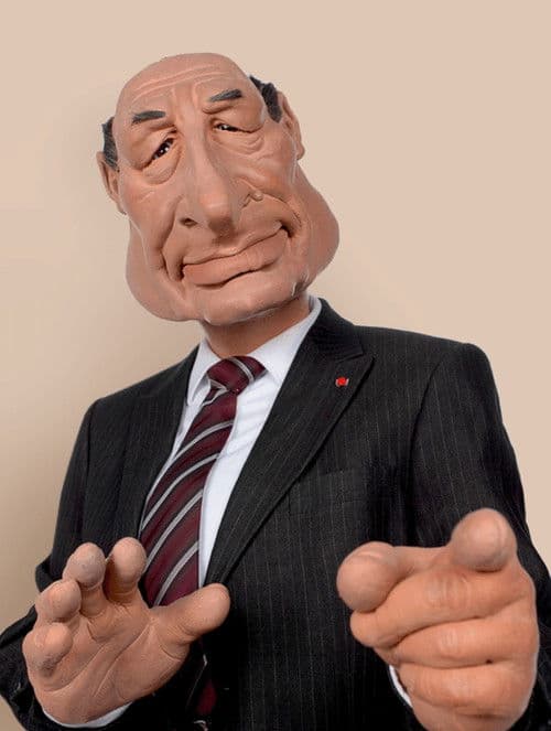 Jacques Chirac, un putain de guignol poster