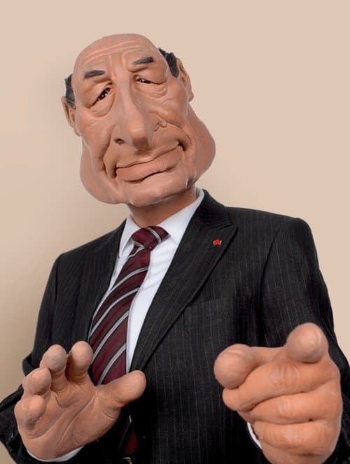 Jacques Chirac, un putain de guignol poster
