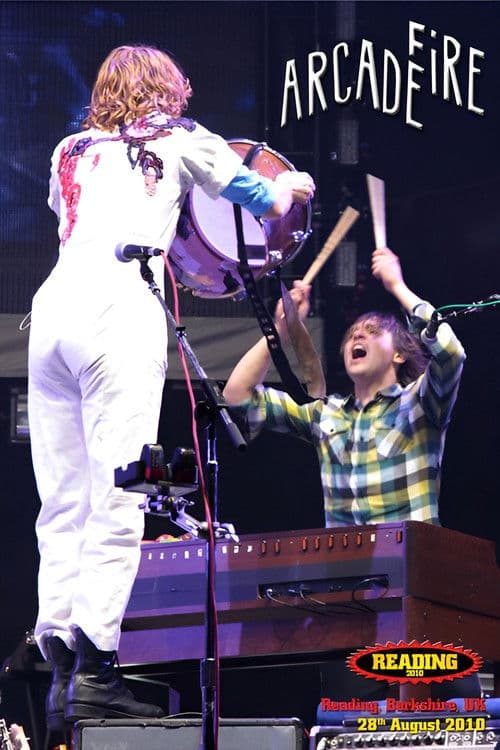 Arcade Fire Live at Reading Festival 2010 poster