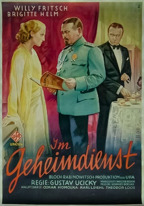 In the Employ of the Secret Service poster