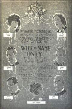 Wife in Name Only poster