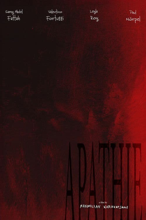 Apathie poster