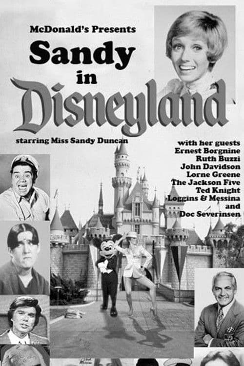 Sandy in Disneyland poster